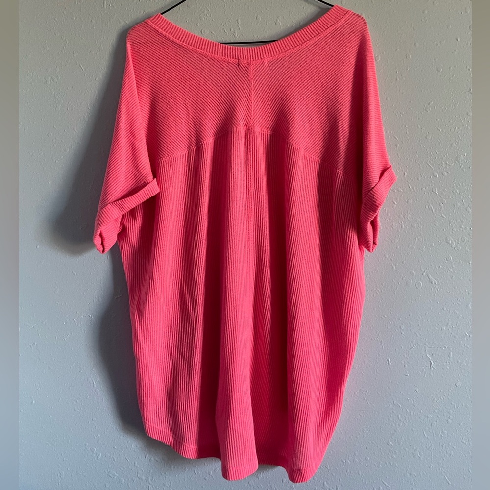 Neon pink oversized top - Picture 4 of 5
